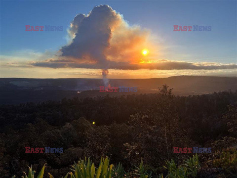 Erupcja wulkanu Kilauea na Hawajach