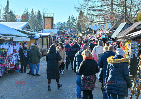 Tłumy w Zakopanem