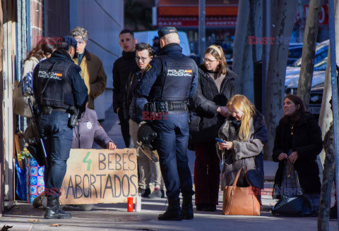 Demonstracja w obronie prawa do aborcji w Madrycie