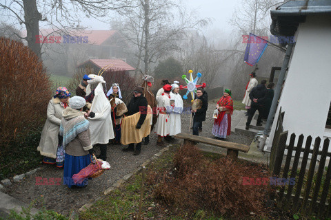 Pochód kolędniczy z Rydlówki