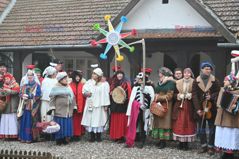 Pochód kolędniczy z Rydlówki