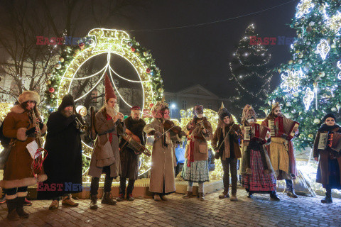 Korowód kolędniczy w Krakowie