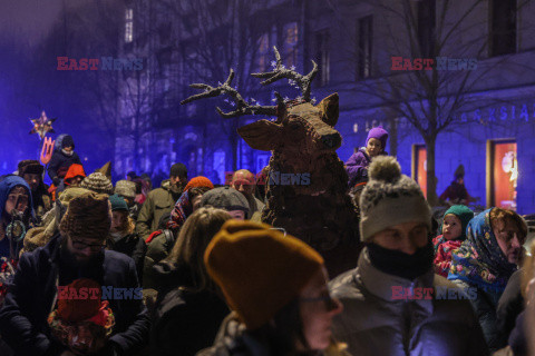 Korowód kolędniczy w Krakowie