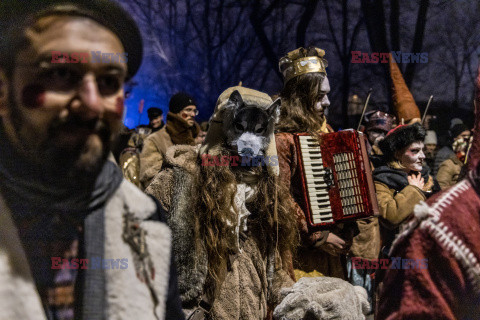 Korowód kolędniczy w Krakowie