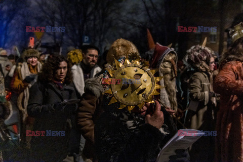 Korowód kolędniczy w Krakowie