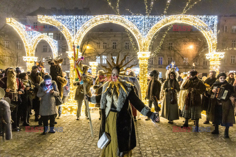 Korowód kolędniczy w Krakowie