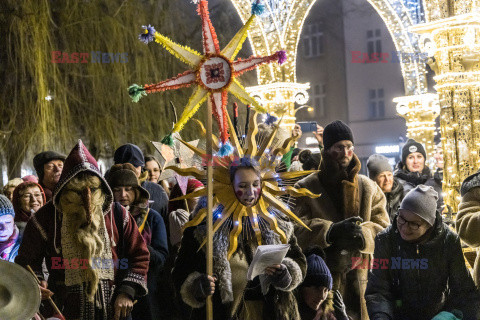 Korowód kolędniczy w Krakowie