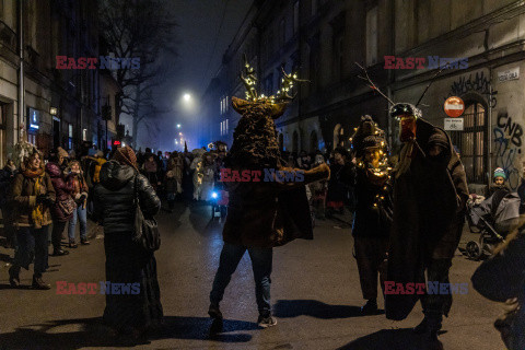 Korowód kolędniczy w Krakowie