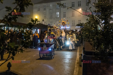 Korowód kolędniczy w Krakowie