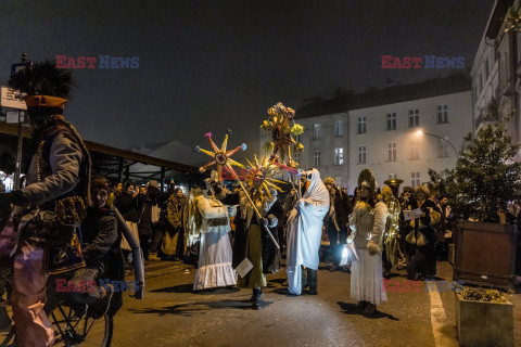 Korowód kolędniczy w Krakowie