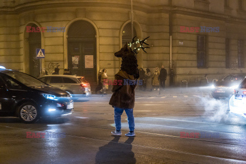 Korowód kolędniczy w Krakowie