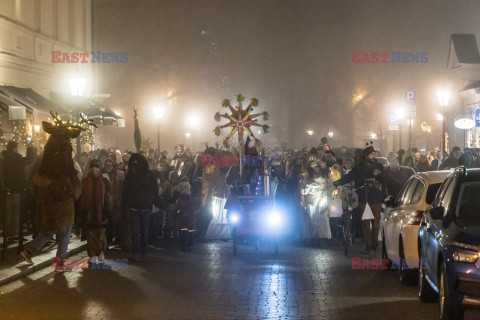 Korowód kolędniczy w Krakowie