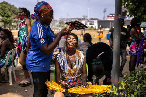 Barwny karnawał w nigeryjskim Calabar - AFP