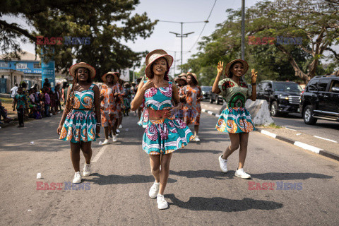 Barwny karnawał w nigeryjskim Calabar - AFP