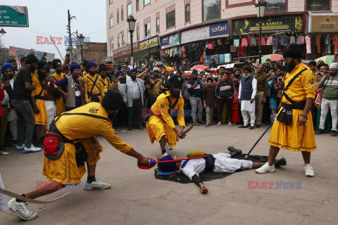 Procesja religijna w Varanasi