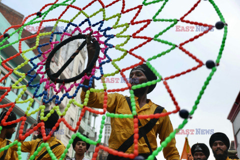 Procesja religijna w Varanasi