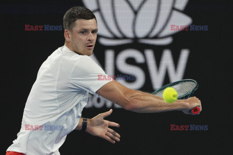 Hubert Hurkacz na United Cup w Sydney