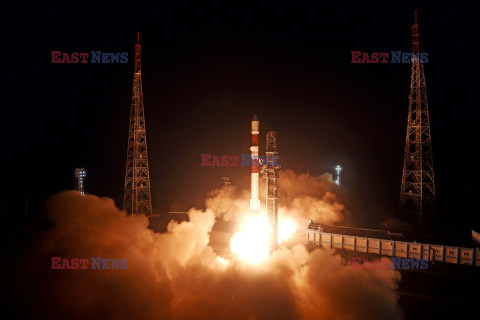 Start rakiety ISRO PSLV-C60 w Indiach