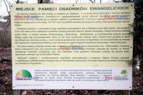 Lapidarium nagrobków osadników olęderskich w Warszawie