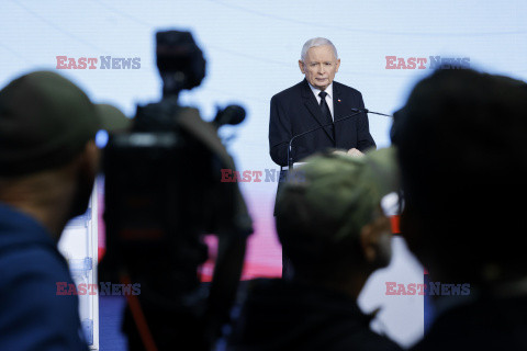 Konferencja PiS - rok Tuskodrożyzny