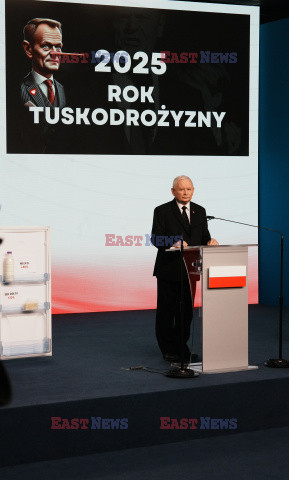 Konferencja PiS - rok Tuskodrożyzny