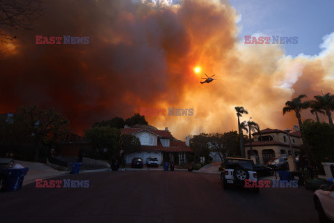 Potężne pożary w hrabstwie Los Angeles