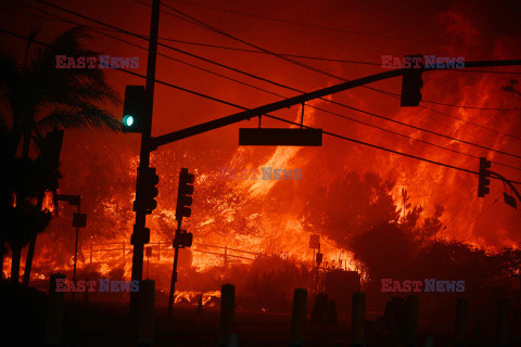 Potężne pożary w hrabstwie Los Angeles