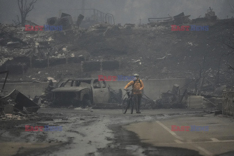 Potężne pożary w hrabstwie Los Angeles