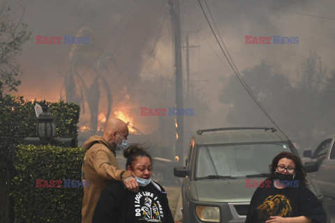 Potężne pożary w hrabstwie Los Angeles