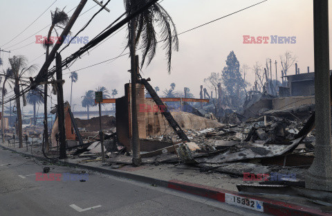 Potężne pożary w hrabstwie Los Angeles