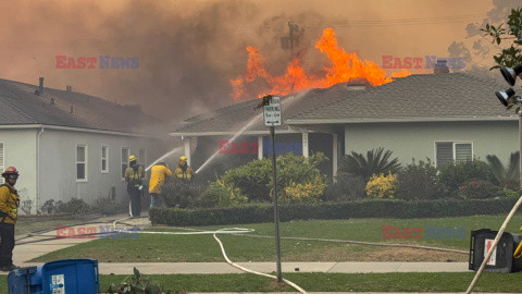 Potężne pożary w hrabstwie Los Angeles