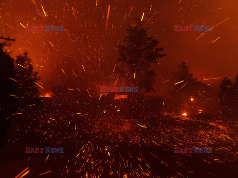 Potężne pożary w hrabstwie Los Angeles