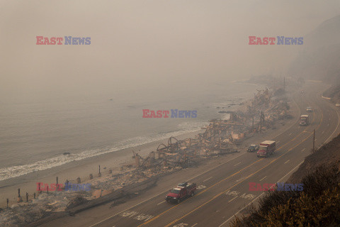 Potężne pożary w hrabstwie Los Angeles