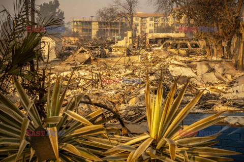 Potężne pożary w hrabstwie Los Angeles