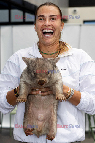 Jannik Sinner i Aryna Sabalenka poznają zwierzęta Australii