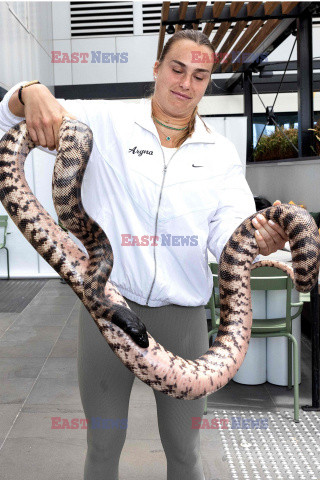 Jannik Sinner i Aryna Sabalenka poznają zwierzęta Australii