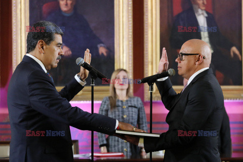 Prezydent Wenezueli Nicolas Maduro został zaprzysiężony na trzecią kadencję