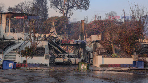 Potężne pożary w hrabstwie Los Angeles