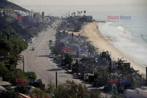 Potężne pożary w hrabstwie Los Angeles