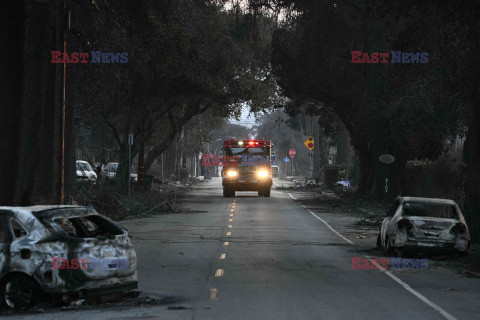 Potężne pożary w hrabstwie Los Angeles