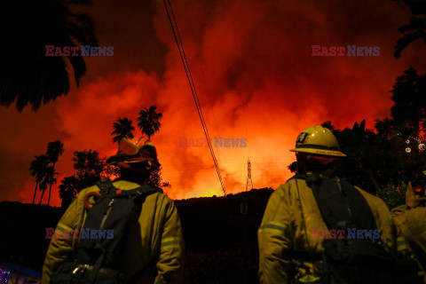 Potężne pożary w hrabstwie Los Angeles