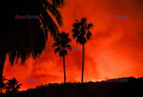 Potężne pożary w hrabstwie Los Angeles