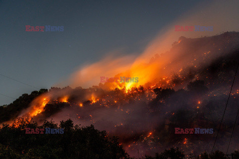 Potężne pożary w hrabstwie Los Angeles