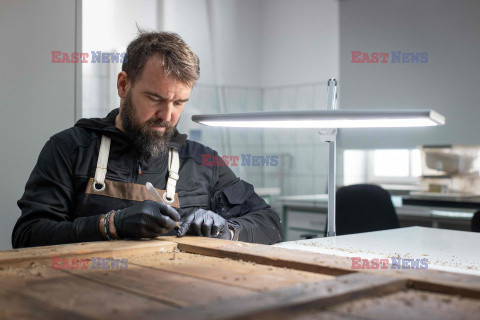 Codzienne zajęcia pracowników Muzeum Auschwitz-Birkenau w Oświęcimiu - AFP