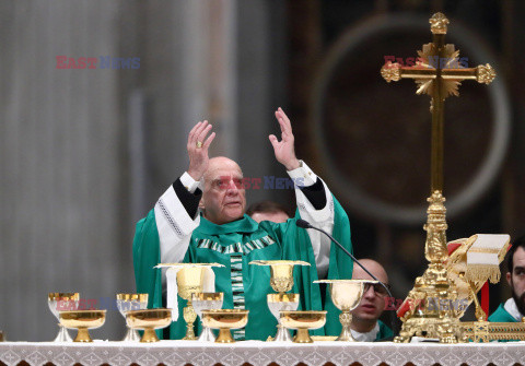 Papież Franciszek przewodniczy Mszy Świętej z okazji Jubileuszu Dziennikarzy