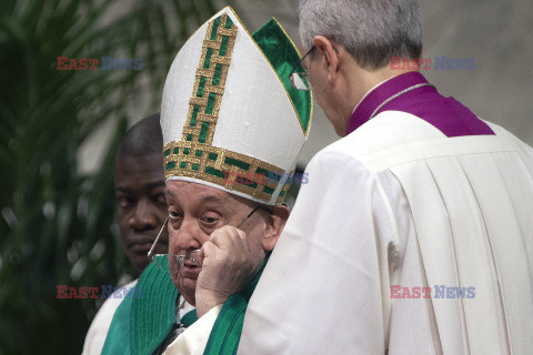 Papież Franciszek przewodniczy Mszy Świętej z okazji Jubileuszu Dziennikarzy