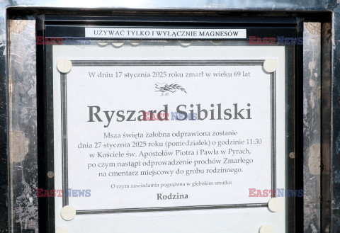 Pogrzeb Ryszarda Sibilskiego