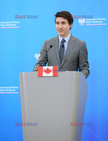 Premier Kanady Justin Trudeau z wizytą w Warszawie