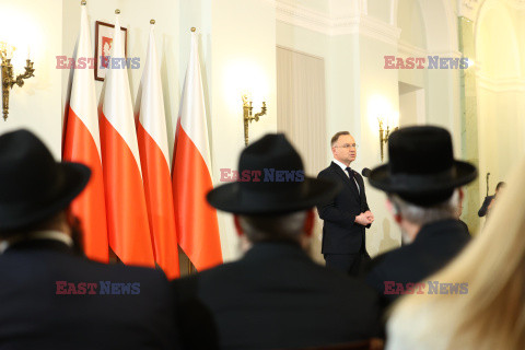 Noworoczne spotkanie Pary Prezydenckiej ze społecznością żydowską