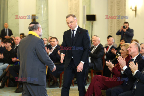 Noworoczne spotkanie Pary Prezydenckiej ze społecznością żydowską